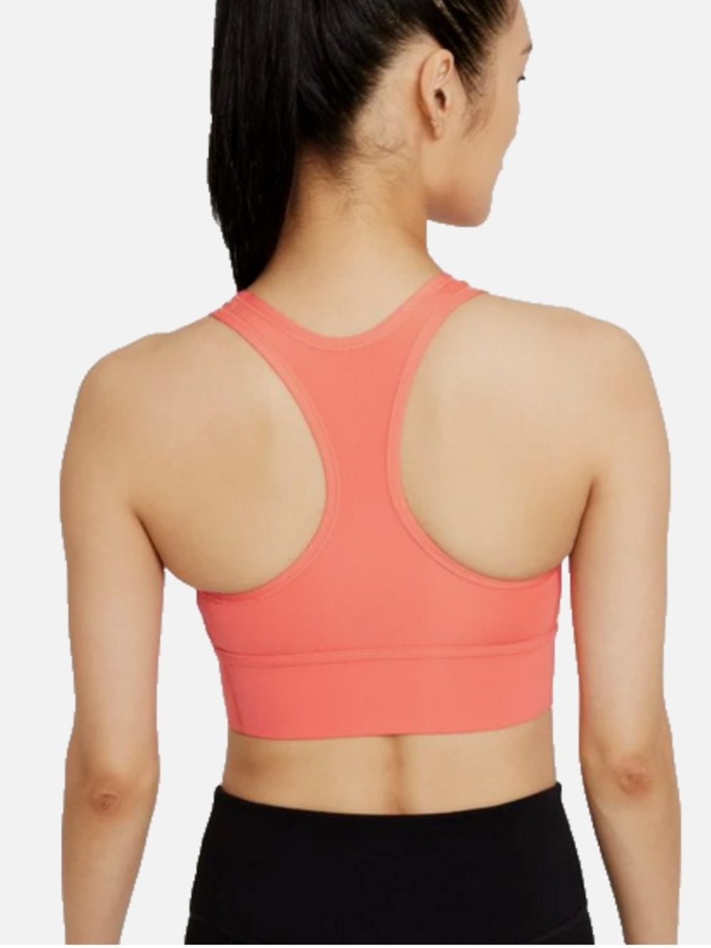 Nike Ember Coral Padded Racerback Sports Bra - Picture 2 of 2